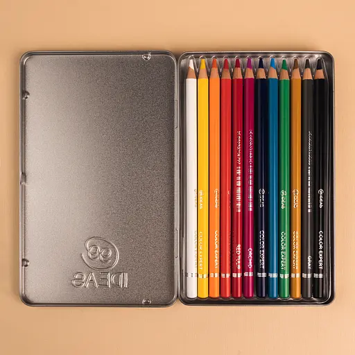 Набор цветных карандашей 99IDEAS "Color Expert" 12 цветов, Basic Set, металлическая коробка, 99CE-12BAS - фото 5