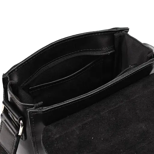 Шкіряна чоловіча сумка через плече TARWA 26х22х6 см nsa0001256 - фото 8