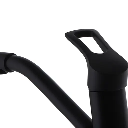 Змішувач для кухні на дві води Haiba Hansberg 021 HB3915 Чорний матовий - фото 5