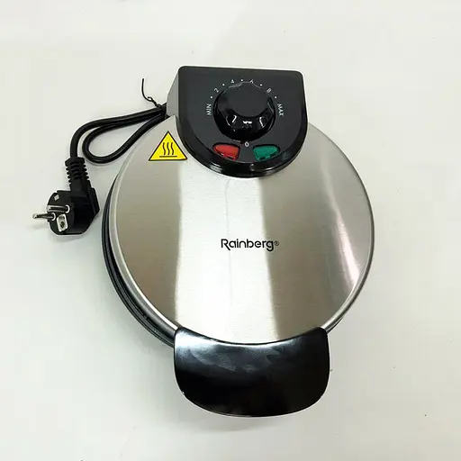 Круглая электровафельница Rainberg RB-2254 для толстых бельгийских вафель 2200 Вт - фото 2