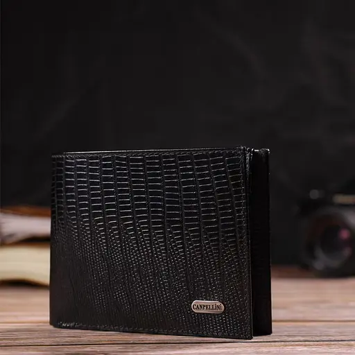 Мужской кожаный кошелек Canpellini 12.5х9.5х2 см acs0025639 - фото 6