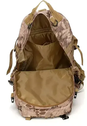 Тактический рюкзак 52л из ткани Oxford Хаки питон - фото 4