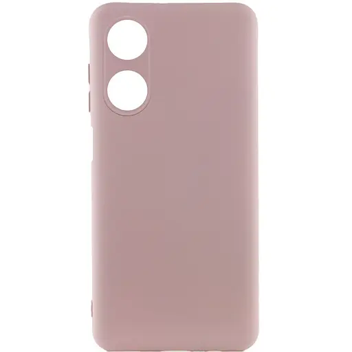 Чехол Silicone Cover Lakshmi Full Camera (A) для Oppo A38/A18 Розовый/Pink Sand