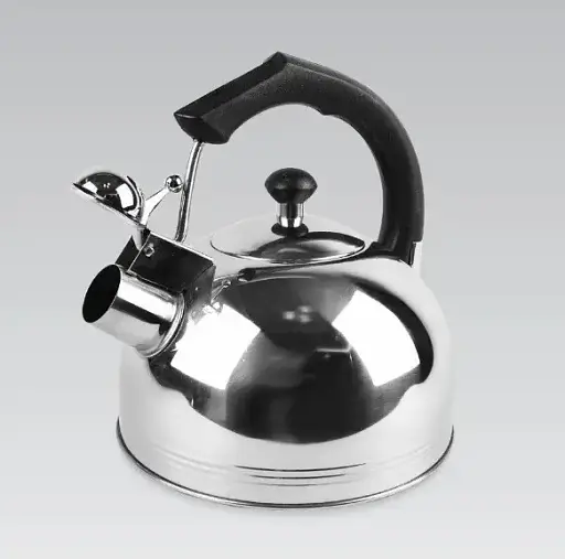 Чайник для плиты Maestro MR-1308 со свистком из нержавеющей стали 3.5 л Black - фото 2