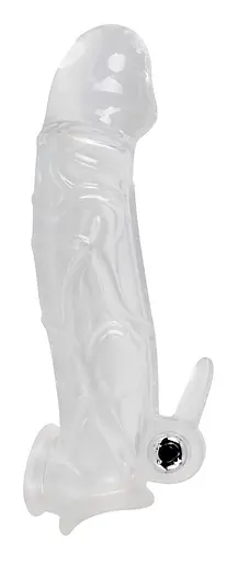 Насадка на пенис You2Toys Crystal Skin Penishulle 23 см прозрачный - фото 3