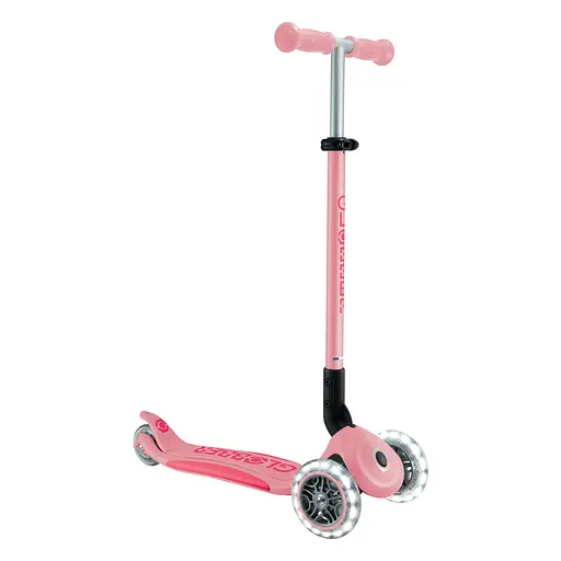 Самокат Globber Elite Lights колеса з підсвіткою 50 кг пастельно-рожевий (439-710-3) - фото 2