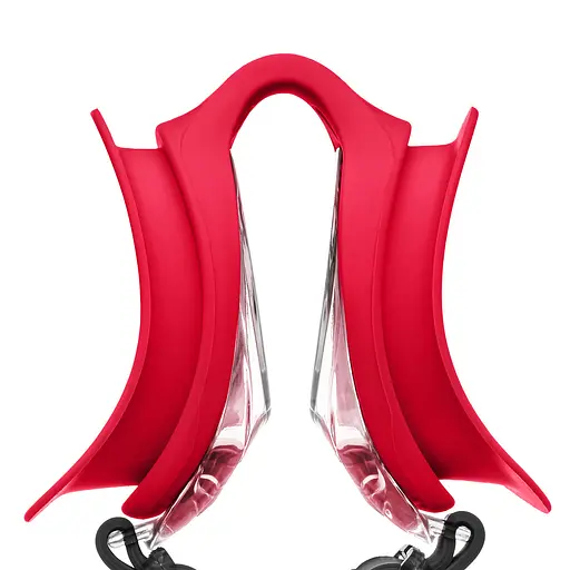 Дитячі окуляри для плавання Renvo Ertan JR Anti-fog Чорний Червоний OSFM (1SG120-0701) - фото 3