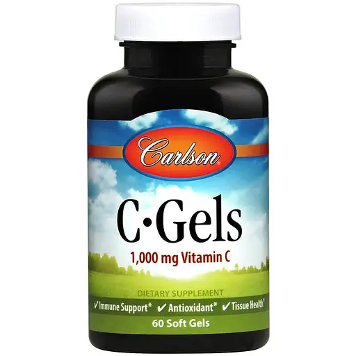 Витамины и минералы Carlson Labs C-Gels, 60 капсул - фото 1