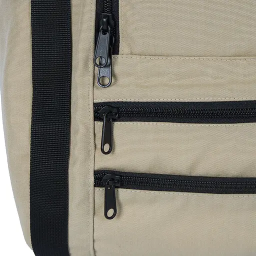 Рюкзак-антивор OOLOO Капля 45х27х14 см, темно-бежевый 2733 - фото 5