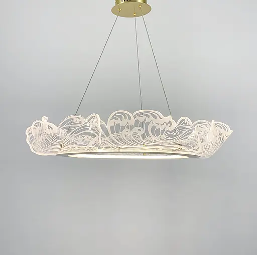 Элегантная люстра в виде волн Ст. D 5022 | Line F - фото 6