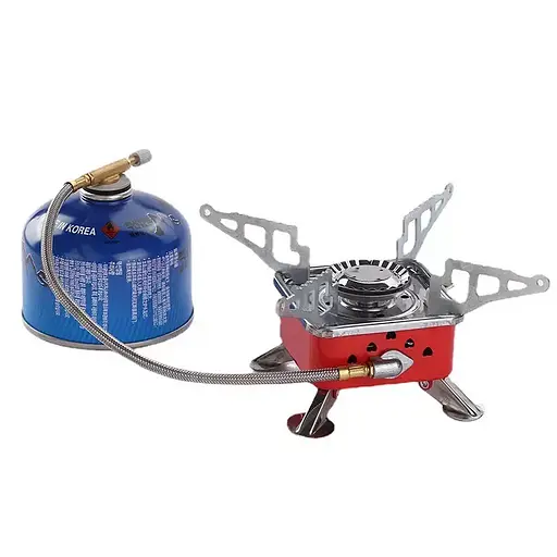 Газовий пальник примус з п'єзопідпалом Kovab K-202 під різьбовий балон - фото 2