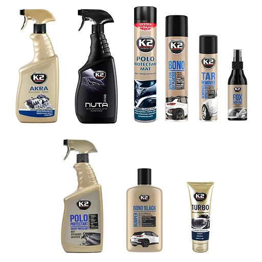 Професійний набір K2 для догляду за авто 10 од. (na_119) - фото 1