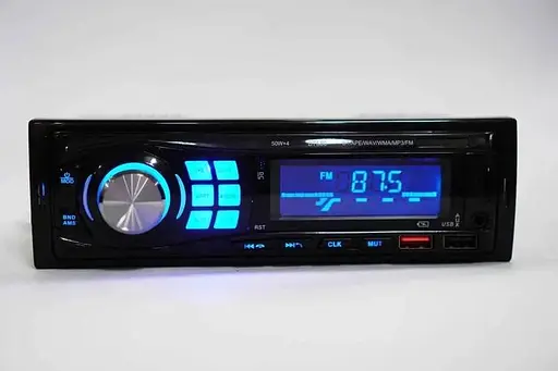 Автомобільна магнітола 1DIN з Bluetooth, USB, AUX і FM-радіо, мультимедійний MP3-ресивер в авто з підтримкою microSD - фото 5
