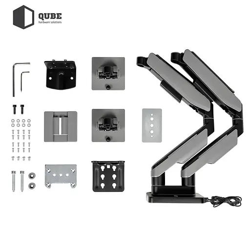 Кронштейн QUBE RGB3520GD до 2x35" 20kg max RGB3520GD - фото 10