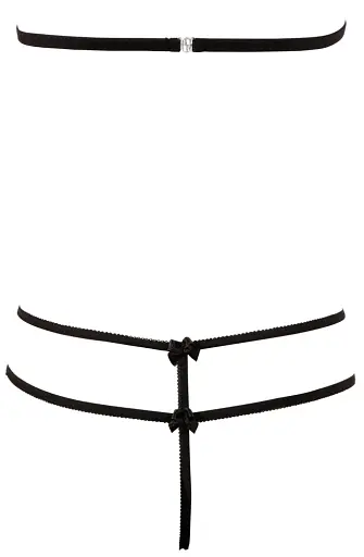 Еротичний комплект Cottelli Collection Lace L чорний - фото 7