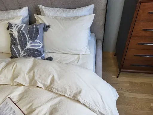 Комплект постельного белья из вареного хлопка Ivory, LUXURY Washed - двуспальный - фото 5