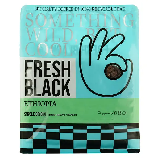 Кава в зернах Fresh Black Ethiopia 200 г - фото 2
