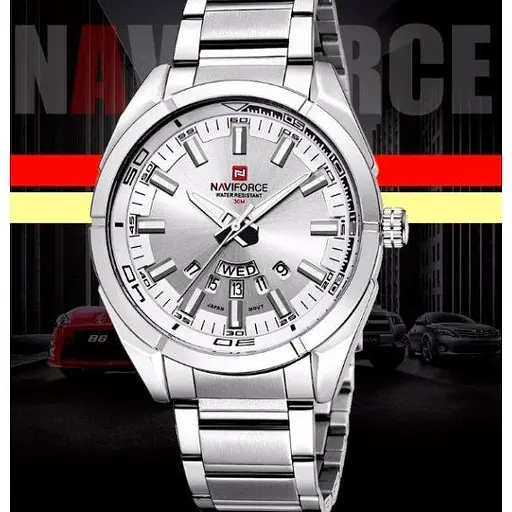 Часы мужские наручные Naviforce Rocket (Серебристый) - фото 3