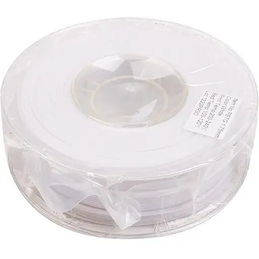 PETG-пластик PowerPlant Filament для 3D-принтера 1.75 мм 1 кг, білий