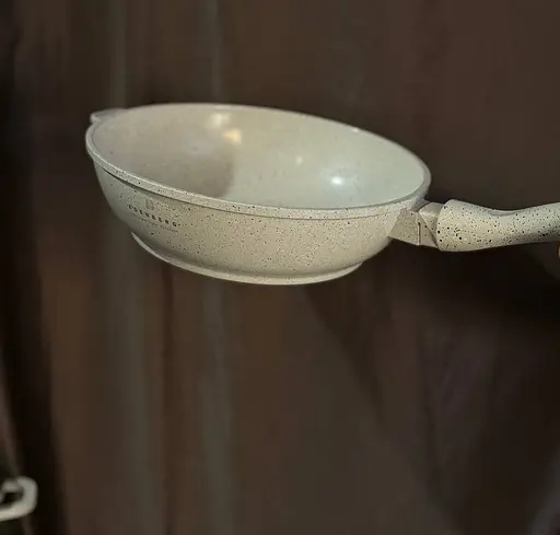 Набор кухонной посуды Edenberg EB-8185 литой алюминий 21 предмет с трехслойным мраморным покрытием Бежевый - фото 6