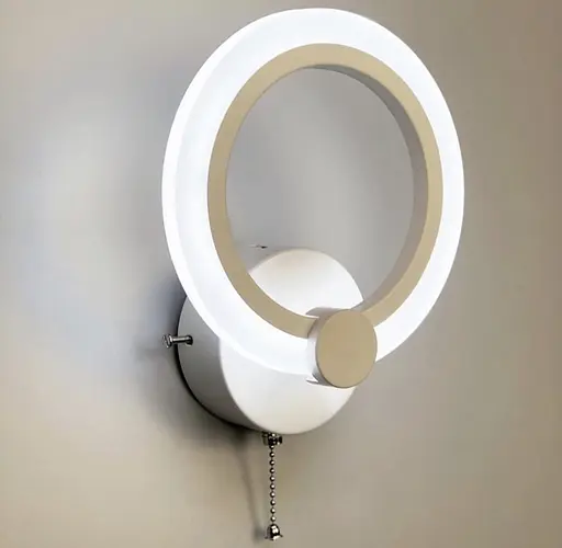 Світлодіодна модель бра в білому кольорі Line F Арт. 2374/1S WT - фото 1