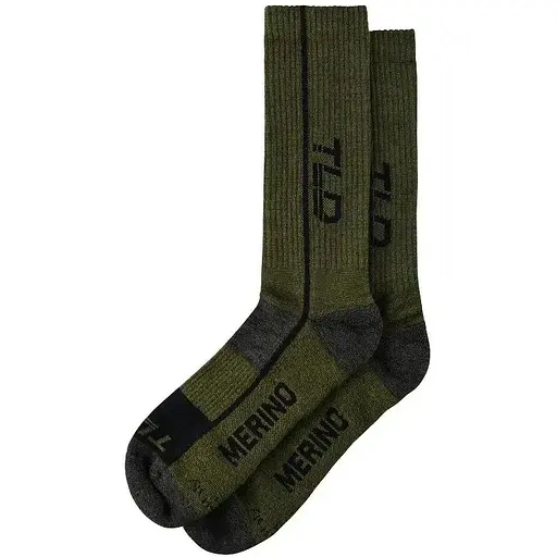 Шкарпетки TLD Chill Merino Wool Socks Mono Fatigue S/M Troy Lee Designs (1106-873472012) - фото 2
