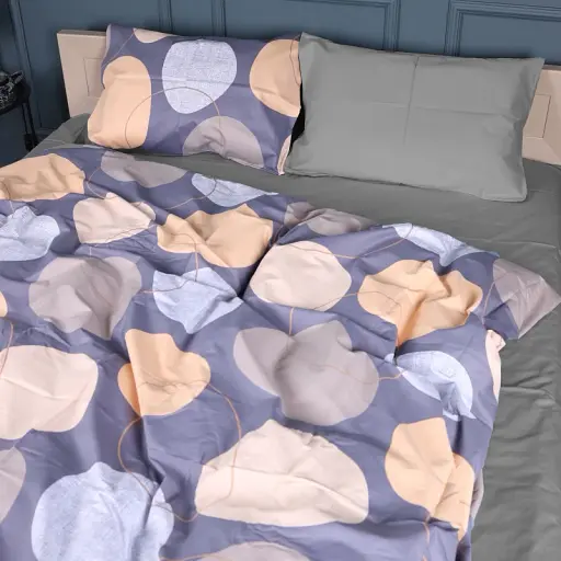 Простирадло MirSon Сатин 22-1393 Modern Geometry 150х220 см (2200010564440) - фото 2