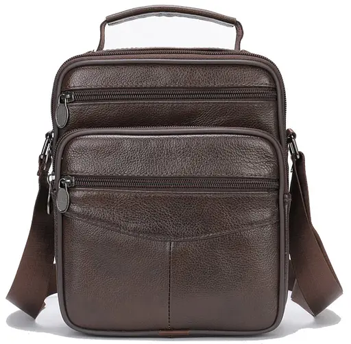 Чоловіча шкіряна сумка Vintage 22,5х18,5х5 см sum0012794 - фото 1