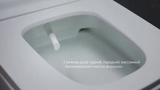 Унитаз подвесной с функцией биде AM.PM Inspire V 2.0 CCC50A1700SC с крышкой Soft Close, Белый - фото 2