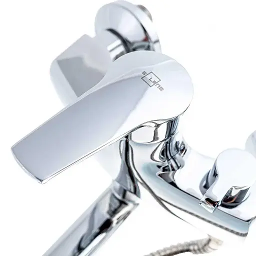 Смеситель для ванны однорычажный Solone SIT7-A182 с душевым набором Хром 30412 - фото 5