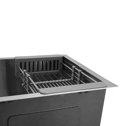 Кухонная мойка Kroner KRP Gebürstet - 4645HM (3,0/1,0 мм) CV022798, Нержавеющая сталь - фото 7