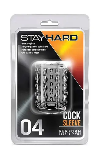 Насадка на пенис Blush Stay Hard Cock Sleeve 04 5 см прозрачный - фото 4