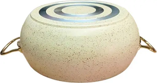 Каструля O.M.S. Collection 3141 з гранітним покриттям з кришкою 20 см 2.5 л Слонова кістка (Туреччина) - фото 7