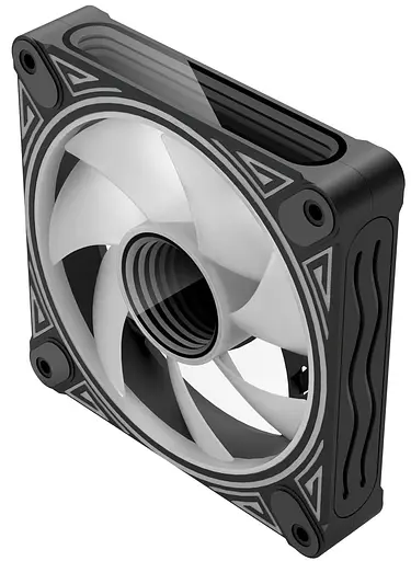 Вентилятор Coolmoon 120мм CM-DM1-B Reverse (CM-DM1-B-R) Black - фото 8