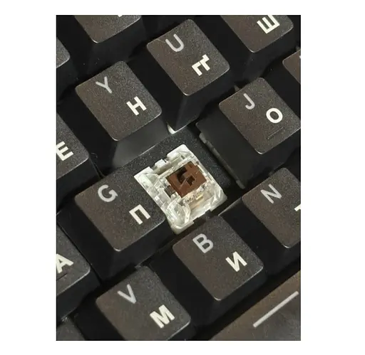 Клавиатура игровая механическая Aula Mechanical F-3032 Black keycaps + 21 Yellow keys KRGD Brown - фото 8