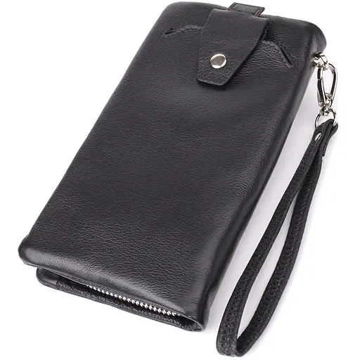 Жіночий шкіряний гаманець-клатч із відділенням під телефон ST Leather 20х10.5х3 см acs0029657 - фото 2