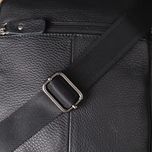 Містка чоловіча сумка на плече з натуральної шкіри Vintage 19х22х9 см sum0027504 - фото 10