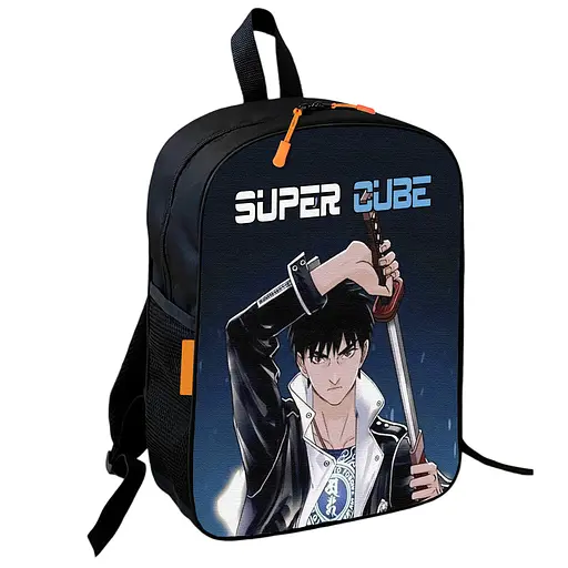 Рюкзак школьный детский Аниме Super Cube 36х27 см для мальчика (02866)