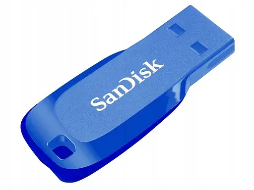 Флеш-накопичувач Sandisk 16GB USB Cruzer Blade Blue Electric (SDCZ50C-016G-B35BE) - фото 2