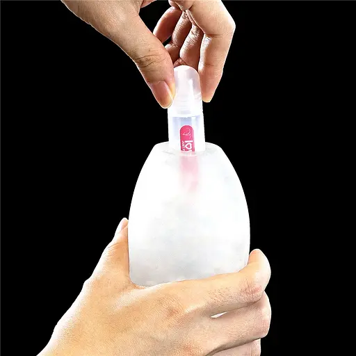 Мастурбатор яйцо Lovetoy Giant Egg Grind Ripples Edition прозрачный - фото 7