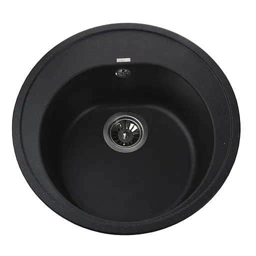 Кухонная мойка гранитная Globus Lux Martin черный 510мм-А0002, Черный - фото 1