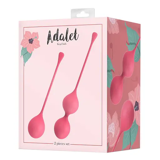 Набір вагінальних кульок Adalet Spheres 2 шт (рожевий) - фото 8