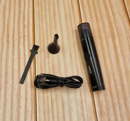 Аккумуляторный триммер для носа, ушей и бровей VGR V-613 (2 в 1) - фото 5