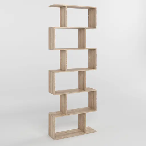 Стеллаж-змейка М-ЗОН Джеко 700 Сонома (MZN-031011) - фото 2