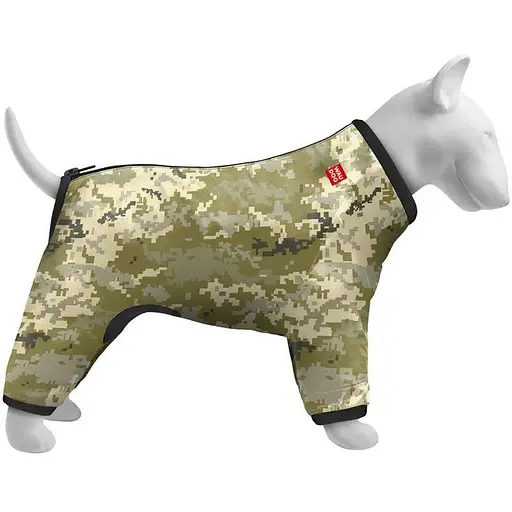 Ветровка для собак Waudog Clothes, рисунок "Милитари", M47 - фото 2