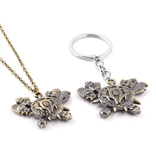 Брелок WOW Варкрафт Щит 4.5 см.904 - фото 4