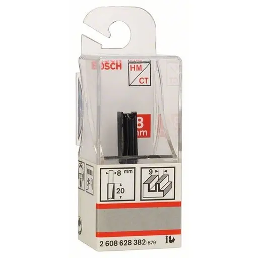 Фреза пазовая Bosch Professional с двумя лезвиями Std S8 D9 L20 (2.608.628.382) - фото 3