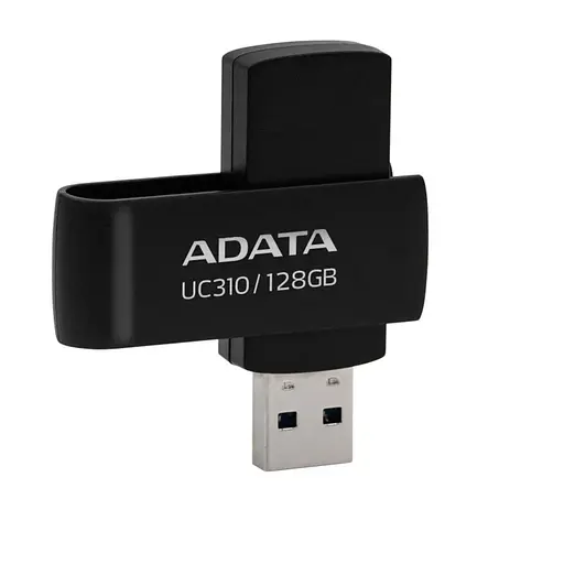 Флеш-накопичувач Adata Flash 128Gb USB 3.2 UC310 Black (UC310-128G-RBK) - фото 1