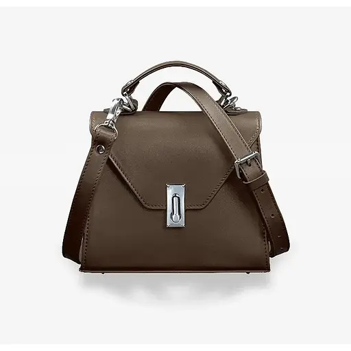 Жіноча шкіряна сумка Futsy Темно-бежева - фото 1