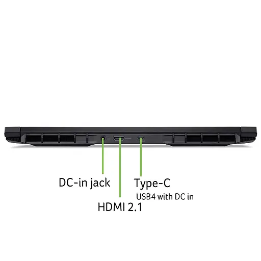 Ноутбук Acer Nitro V 16 ANV16-42 16" WUXGA IPS AMD R7-260 16GB F1TB NVD5070-8 Lin чорний - фото 3